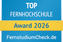 Logo des FernstudiumCheck Award 2026