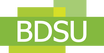 Logo BDSU mit dem Schriftzug BDSU vor grünem Hintergrund