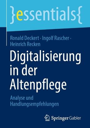 Titelbild Fachbuch Digitalisierung in der Altenpflege