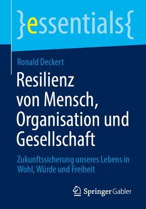 Cover Fachbuch "Resilienz von Mensch, Organisation und Gesellschaft". 