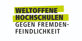 Logo der Initiative Weltoffene Hochulen gegen Fremdenfeindlichkeit