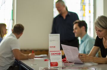Typisierungsaktion der DKMS an der HFH Typisierungsaktion der DKMS an der HFH