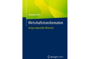 Titelbild Fachbuch Wirtschaftstransformation Johannes Wolf Springer-Verlag