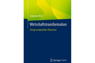 Titelbild Fachbuch Wirtschaftstransformation Johannes Wolf Springer-Verlag