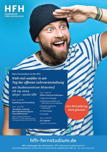 Plakat der Veranstaltung Tag der offenen Lehrveranstaltung Alsterdorf