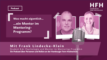 Titelbild Podcast HFH hören Mentor im Mentoringprogramm