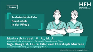 Titelfolie Podcast "Berufspädagogik im Dialog" Folge 5 Berufsstolz in der Pflege