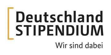 Animation eines Deutschlandstipendium-Logos mit Text "Deutschland Stipendium" darunter