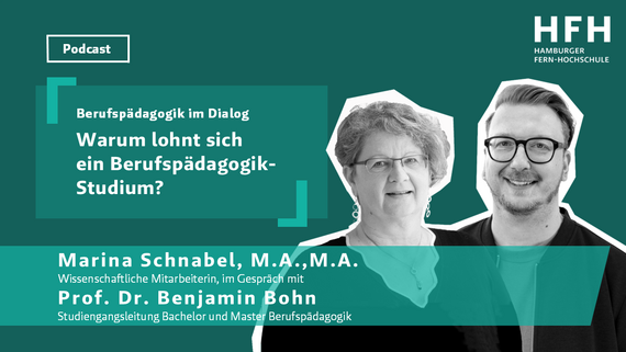 Titelbild Podcast Warum lohnt sich ein Studium Berufspädagogik